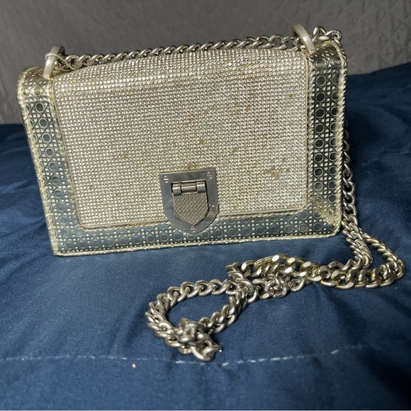 Silver Rhinestone Crossbody Bag - Picture 5 of 15